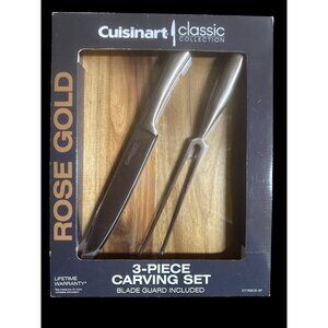 Cuisinart Classic Collection 3-Piece Carving Set Rose-gold New in Box